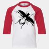 Youth Three Quarter Sleeve Baseball T-Shirt Thumbnail