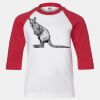 Youth Three Quarter Sleeve Baseball T-Shirt Thumbnail