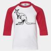 Youth Three Quarter Sleeve Baseball T-Shirt Thumbnail