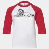 Youth Three Quarter Sleeve Baseball T-Shirt Thumbnail