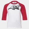 Youth Three Quarter Sleeve Baseball T-Shirt Thumbnail