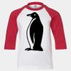 Youth Three Quarter Sleeve Baseball T-Shirt Thumbnail