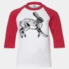 Youth Three Quarter Sleeve Baseball T-Shirt Thumbnail