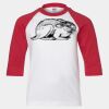 Youth Three Quarter Sleeve Baseball T-Shirt Thumbnail