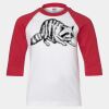 Youth Three Quarter Sleeve Baseball T-Shirt Thumbnail