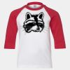 Youth Three Quarter Sleeve Baseball T-Shirt Thumbnail