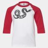 Youth Three Quarter Sleeve Baseball T-Shirt Thumbnail