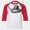 Youth Three Quarter Sleeve Baseball T-Shirt Thumbnail