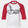 Youth Three Quarter Sleeve Baseball T-Shirt Thumbnail