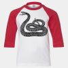 Youth Three Quarter Sleeve Baseball T-Shirt Thumbnail