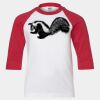 Youth Three Quarter Sleeve Baseball T-Shirt Thumbnail