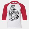 Youth Three Quarter Sleeve Baseball T-Shirt Thumbnail