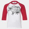 Youth Three Quarter Sleeve Baseball T-Shirt Thumbnail
