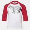 Youth Three Quarter Sleeve Baseball T-Shirt Thumbnail