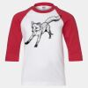 Youth Three Quarter Sleeve Baseball T-Shirt Thumbnail
