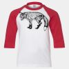 Youth Three Quarter Sleeve Baseball T-Shirt Thumbnail