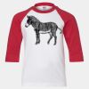 Youth Three Quarter Sleeve Baseball T-Shirt Thumbnail