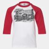Youth Three Quarter Sleeve Baseball T-Shirt Thumbnail