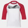 Youth Three Quarter Sleeve Baseball T-Shirt Thumbnail