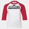 Youth Three Quarter Sleeve Baseball T-Shirt Thumbnail