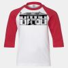 Youth Three Quarter Sleeve Baseball T-Shirt Thumbnail