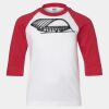 Youth Three Quarter Sleeve Baseball T-Shirt Thumbnail