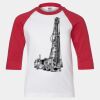 Youth Three Quarter Sleeve Baseball T-Shirt Thumbnail