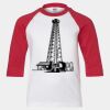 Youth Three Quarter Sleeve Baseball T-Shirt Thumbnail