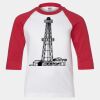 Youth Three Quarter Sleeve Baseball T-Shirt Thumbnail