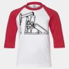 Youth Three Quarter Sleeve Baseball T-Shirt Thumbnail