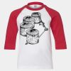 Youth Three Quarter Sleeve Baseball T-Shirt Thumbnail