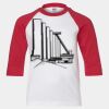 Youth Three Quarter Sleeve Baseball T-Shirt Thumbnail