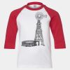 Youth Three Quarter Sleeve Baseball T-Shirt Thumbnail