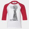 Youth Three Quarter Sleeve Baseball T-Shirt Thumbnail