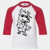Youth Three Quarter Sleeve Baseball T-Shirt Thumbnail