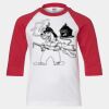 Youth Three Quarter Sleeve Baseball T-Shirt Thumbnail