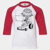 Youth Three Quarter Sleeve Baseball T-Shirt Thumbnail