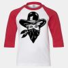 Youth Three Quarter Sleeve Baseball T-Shirt Thumbnail