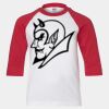 Youth Three Quarter Sleeve Baseball T-Shirt Thumbnail