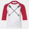 Youth Three Quarter Sleeve Baseball T-Shirt Thumbnail