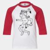 Youth Three Quarter Sleeve Baseball T-Shirt Thumbnail