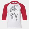 Youth Three Quarter Sleeve Baseball T-Shirt Thumbnail