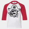 Youth Three Quarter Sleeve Baseball T-Shirt Thumbnail