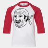 Youth Three Quarter Sleeve Baseball T-Shirt Thumbnail