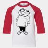 Youth Three Quarter Sleeve Baseball T-Shirt Thumbnail