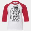Youth Three Quarter Sleeve Baseball T-Shirt Thumbnail