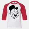 Youth Three Quarter Sleeve Baseball T-Shirt Thumbnail