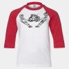 Youth Three Quarter Sleeve Baseball T-Shirt Thumbnail