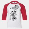 Youth Three Quarter Sleeve Baseball T-Shirt Thumbnail