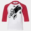 Youth Three Quarter Sleeve Baseball T-Shirt Thumbnail